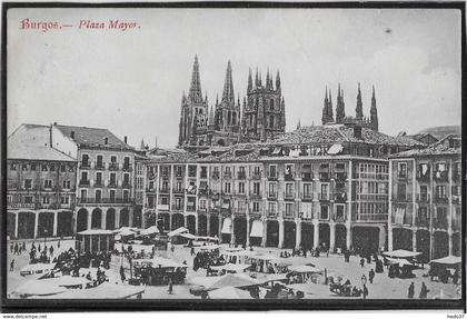 Espagne - Burgos - Plaza Mayor