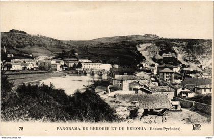 CPA Espagne Behobie - Panorama (282235)