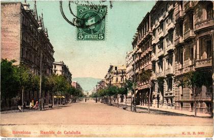 CPA Espagne Barcelona - Rambla de Cataluna (282427)