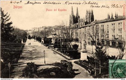 CPA Espagne BURGOS - Paseo del Espolon (304049)