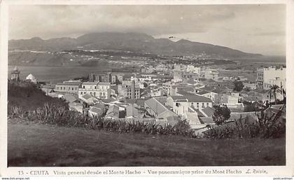 España - CEUTA - Vista general desde el Monte Hacho - Ed. L. Roisin 13