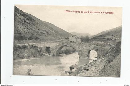 JACA PUENTE DE LAS GRAJAS SOBRE EL RIO ARAGON