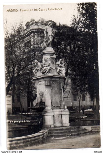 tarjeta postal de Madrid, Fuente de las cuatro estaciones