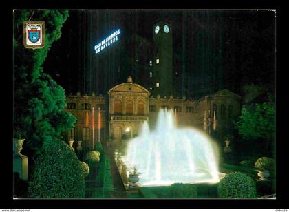 Espagne - Espana - Navarra - Pamplona - Fuentes y Jardines de la Diputacion - Nocturna - Fontaines et Jardins de la Dipu