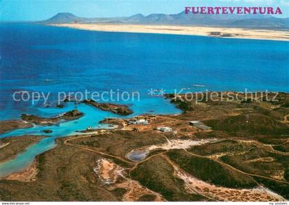 73733570 Fuerteventura Isla de Lobos y al fondo Isla de Fuerteventura vista aére