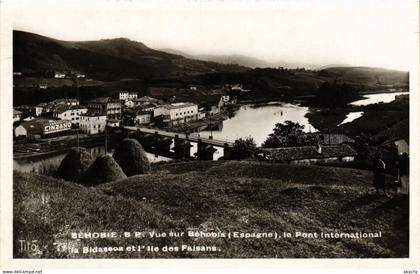 CPA Espagne Behobie - Vue sur Behobie, le Pont International (282663)