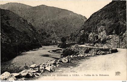 CPA Espagne Route de Behobie a Vera - Vallée de la Bidassoa (282223)