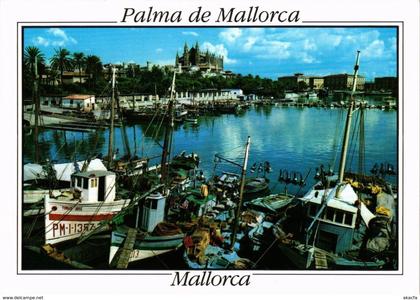 CPA Espagne-Mallorca-Palma de Mallorca-Detalle del puerto (323206)