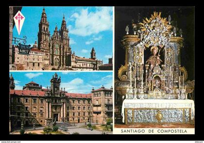 Espagne - Espana - Galicia - Santiago de Compostela - Catedral - Multivues - CPM - Voir Scans Recto-Verso