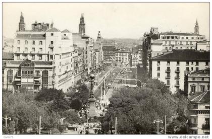 ESPAGNE - ZARAGOZA - Place Aragon et Avenue de l'Indépendance