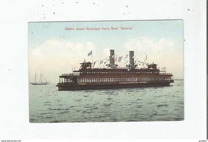 STATEN ISLAND MUNICIPAL FERRY BOAT "QUEENS"  7738