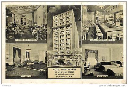 pays divers -etats unis- usa -ref C375- new york - hotel wentworth  - carte bon etat - postcard in good condition -