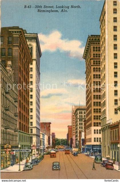 73557500 Birmingham Alabama 20th Street looking north Illustration