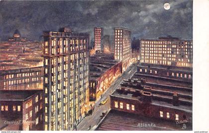 Usa - ATLANTA (GA) By night - Publ. Raphael Tuck & Sons - Oilette