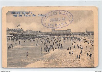 ATLANTIC CITY (NJ) Haddon Hall, The Boardwalk and Beach - Publ. In Spanish