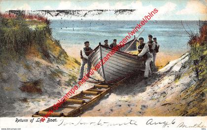 Return of Life Boat - 1906 - NJ - Atlantic City - New Jersey