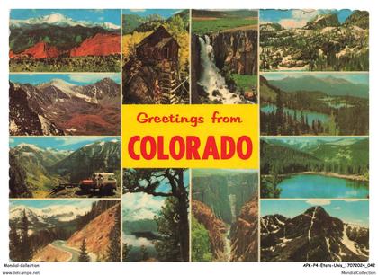 APKP4-0240-ETATS-UNIS - COLORADO - greetings from colorado