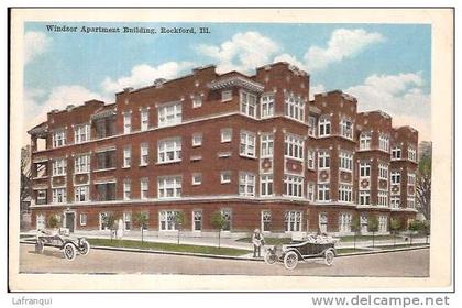 ETATS UNIS - ref no 64- windsor apartment building ,rockford , ill  - bon etat