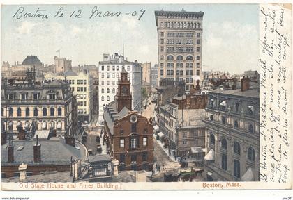 MA - BOSTON, Old State House and Ames Building