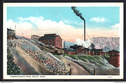 AK Butte, MT, Pennsylvania Mine