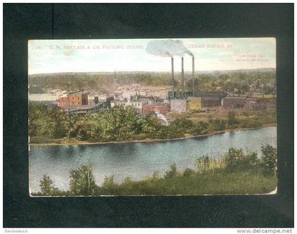 USA - Cedar Rapids - T. M. Sinclair & Co - Packing House ( usine Copyright 1007 by William Baylis)