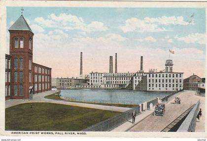 BE nw2 - FALL RIVER ( MASSACHUSETTS ) - AMERICAN PRINT WORKS - 2 SCANS