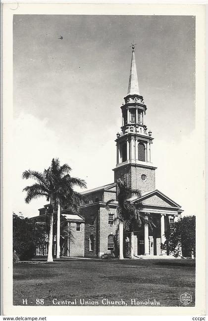 CPSM Etats-Unis Honolulu Central Union Church