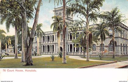 Hawaii - HONOLULU - Court House - Publ. Island Curio Co. 76