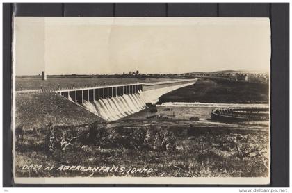 Dam at American Falls - 1929 - carte photo