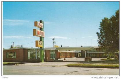 Montpelier ID Idaho, Park Motel, Lodging, Great Sign, c1960s/70s Vintage Postcard