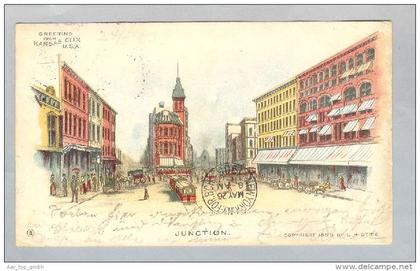 AK USA KS Kansas City 1903-05-26 Litho G.H.Otto #8