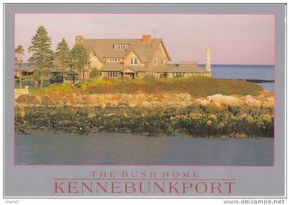 Kennebunkport ME Maine, Bush Family Home, c1980s/90s Vintage Postcard