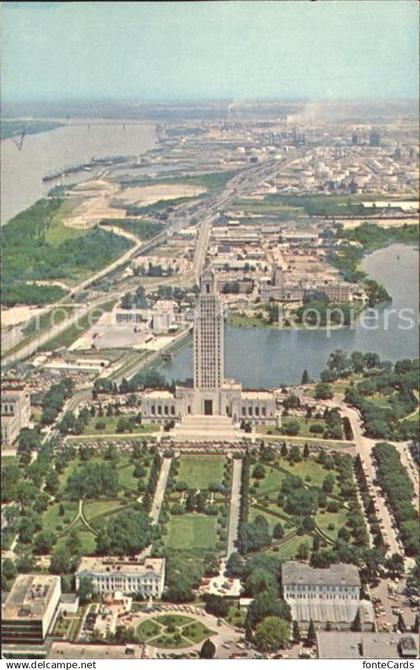 72234430 Baton Rouge Louisiana State Capitol Air view