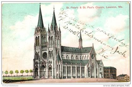 St. Peter's & St. Paul's Church, Lewiston, Me.