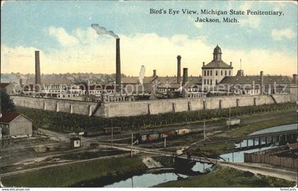 31735423 Jackson_Michigan Birdseye view Michigan State Penitentiary