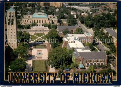 73682617 Ann Arbor Aerial view Tower Michigan League and Thomas M Cook Memorial