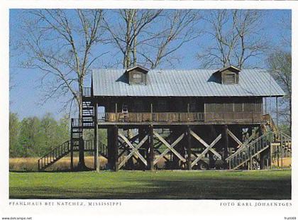 AK 186084 USA - Mississippi - Pfahlhaus bei Natchez