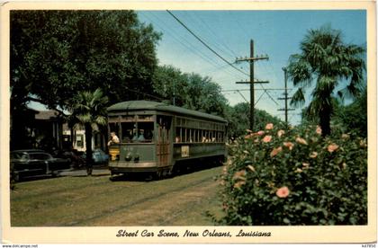 Louisiana - New Orleans - Street Car scene