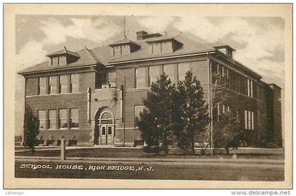 pays divers -etats unis- usa -ref C359- school house , high bridge - postcard in good condition  -