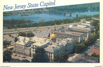 Postcard United States NJ New Jersey Trenton Mercer county The State Capitol