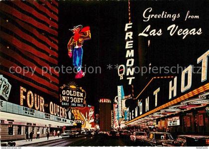 72824874 Las Vegas Nevada Fremont Street at night