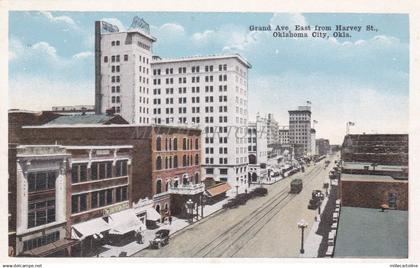 OKLAHOMA - Grand Ave. East from Harvey St., Oklahoma City