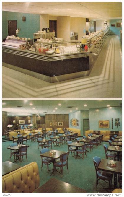 Oklahoma City OK, Boulevard Cafeteria Interior View, Advertisement, c1960s Vintage Postcard