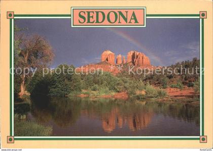 72381804 Sedona Arizona Regenbogen Cathedral Rock Sedona