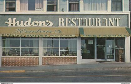 Hampton Beach New Hampshire NH Hudon's Restaurant USA Postcard