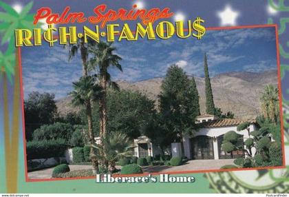 Liberace Liberace's Palm Springs Home Postcard