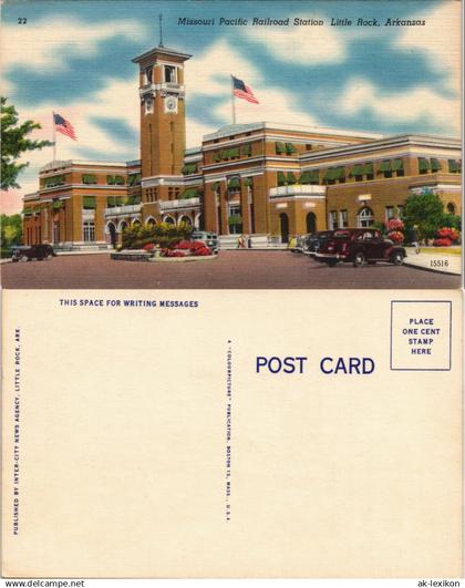 Little Rock Missouri Pacific Railroad Station Little Rock, Arkansas 1950