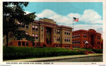 High Scholl and Junior High School. Tyrone, PA