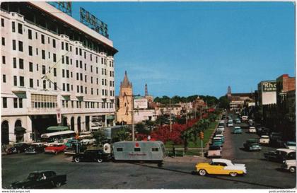 Pensacola, Florida - Fabulous Palafox Street - & old cars