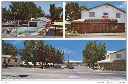 Reno NV Nevada, Pony Express Lodge Motel, Lodging, Auto, c1950s Vintage Postcard